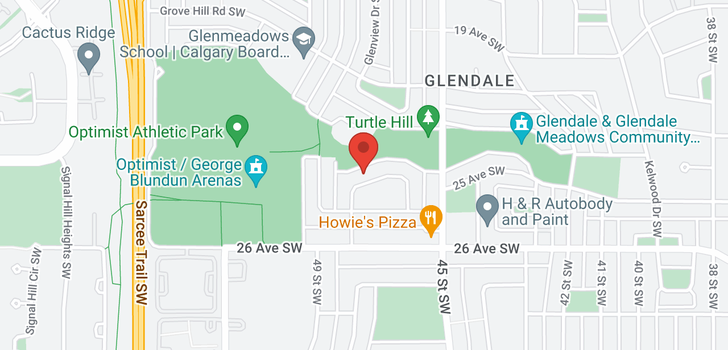 map of 40 Glenfield Road SW